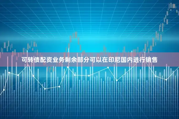 可转债配资业务剩余部分可以在印尼国内进行销售